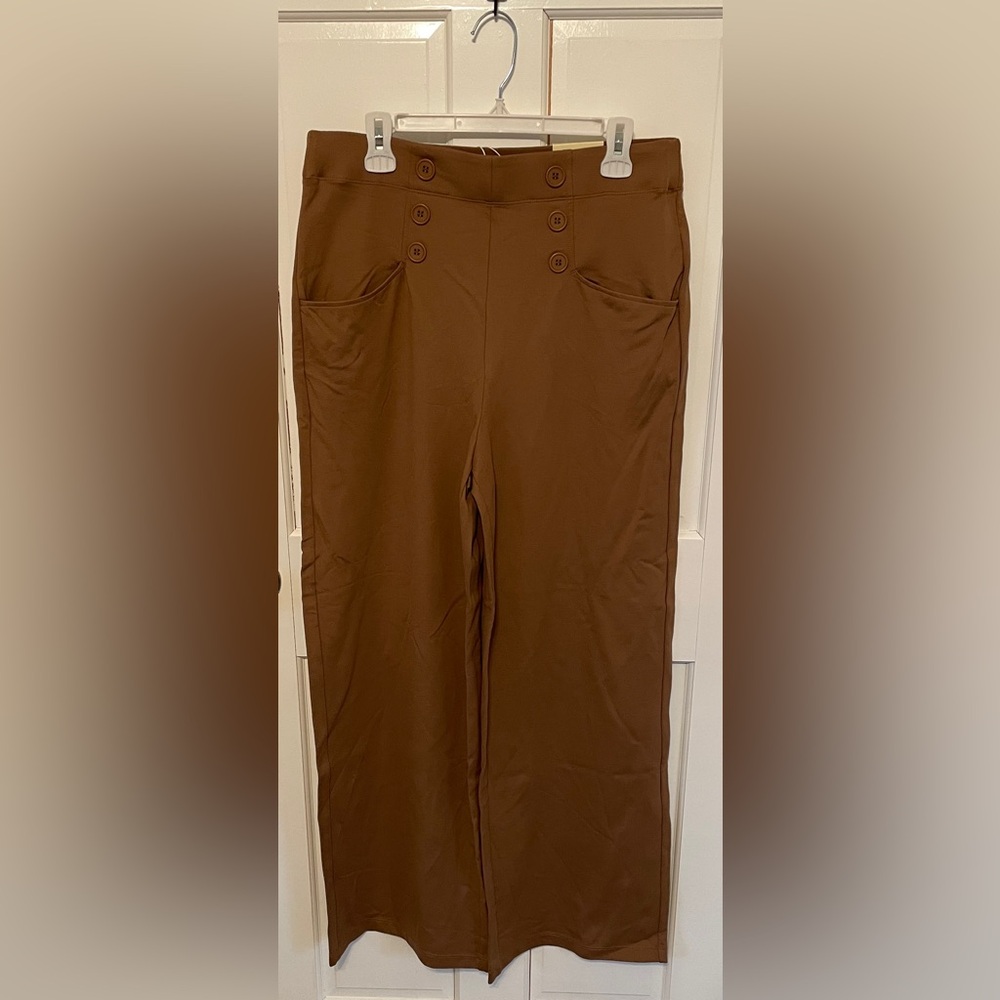 Max Studio Wide Leg Sailor Pants - Picture 4 of 9